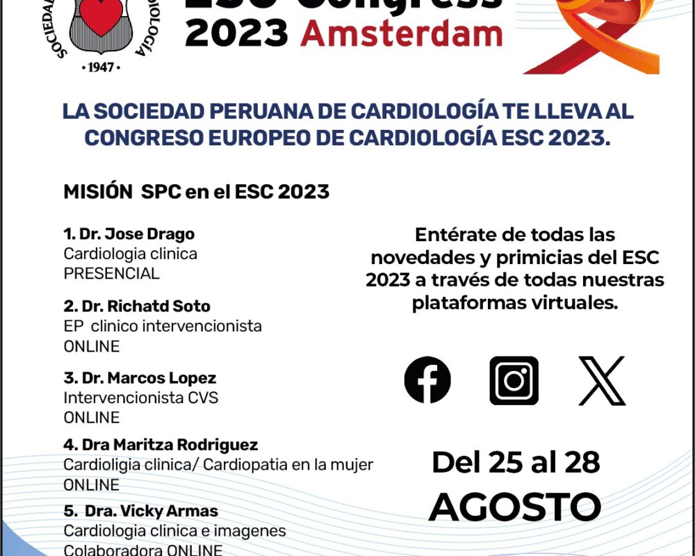 ESC CONGRESS 2023 AMSTERDAM