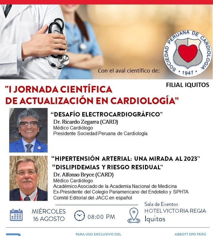 «I JORNADA CIENTÍFICA DE ACTUALIZACIÓN EN CARDIOLOGÍA»