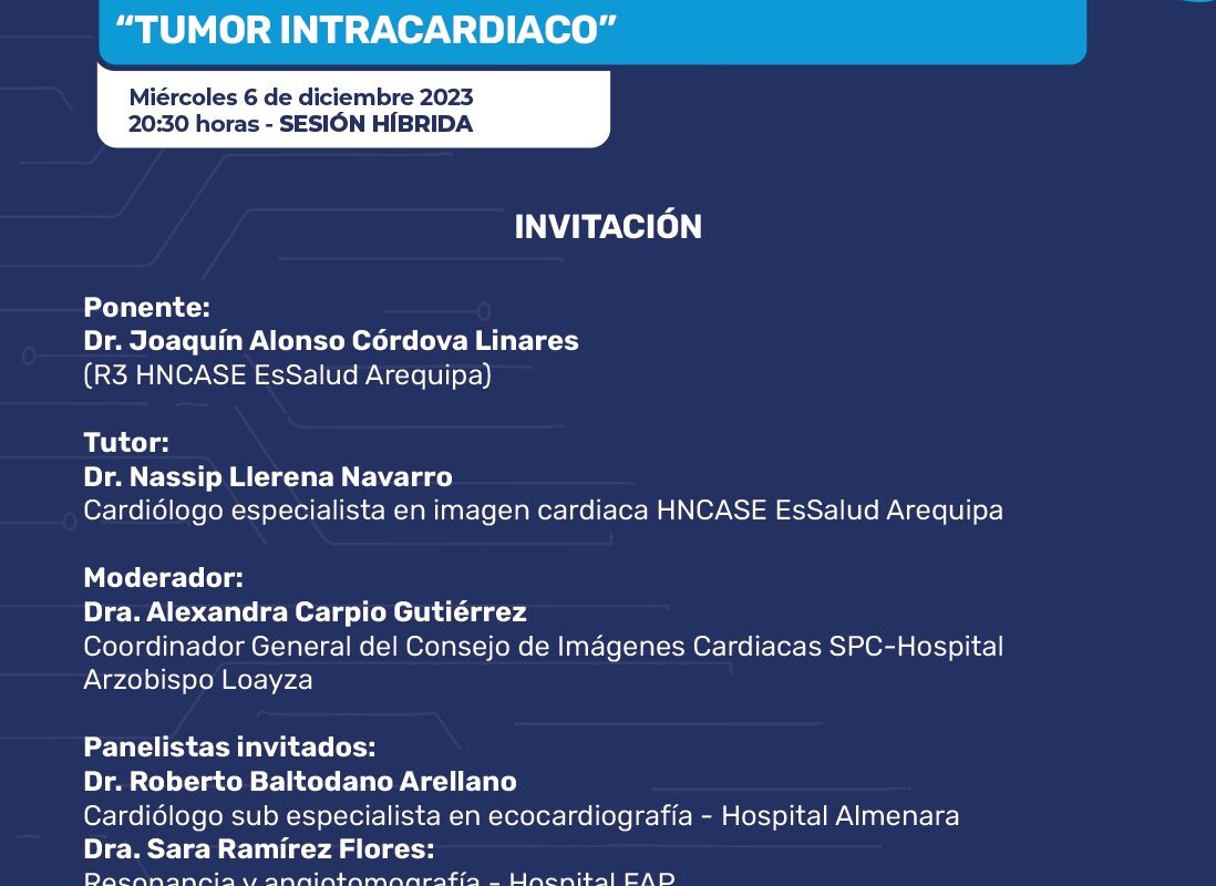 PRESENTACIÓN DE CASO CLÍNICO:»TUMOR INTRACARDIO»