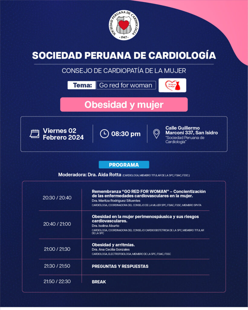 CONSEJO DE CARDIOPATÍA DE LA MUJER